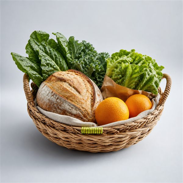 Fresh grocery basket